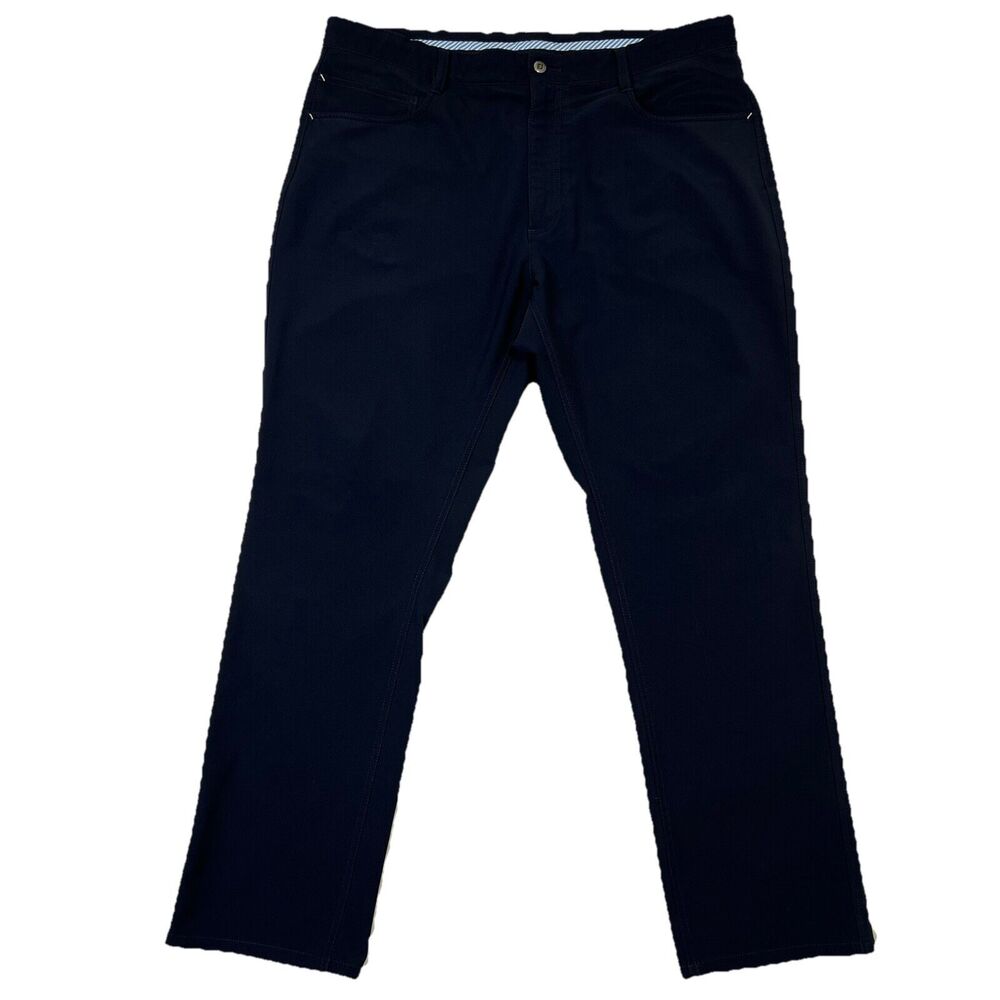 Footjoy Performance Golf Pants Mens 38x30 Navy Athletic Fit 24353